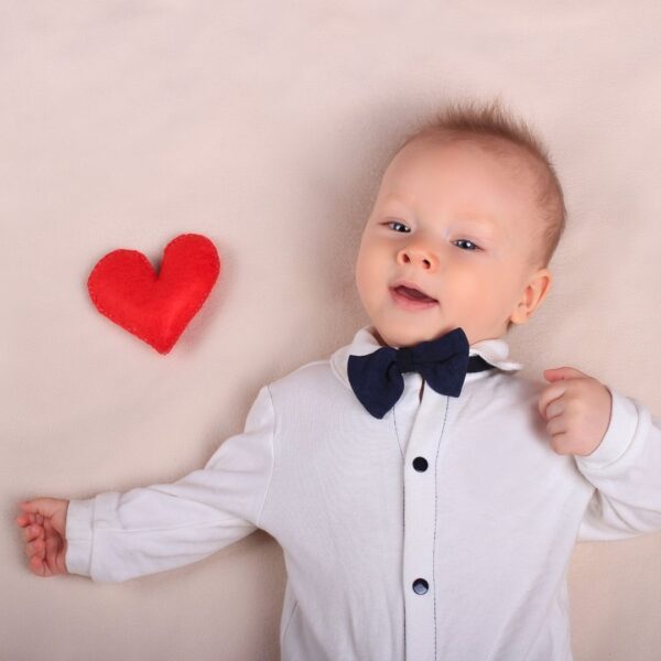 Formal Baby Modern White Tuxedo